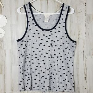 Lucky Brand Tank Top Grey Blue Size Large